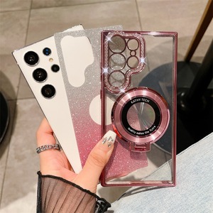 Custodia Magnetica per Telefono con Supporto Elettroplaccato S26, Custodia Lusso Glitterata per <span class=keywords><strong>Samsung</strong></span> S26 Ultra S25 S24 S23 S22 S21 S20 Plus - Product Image 3