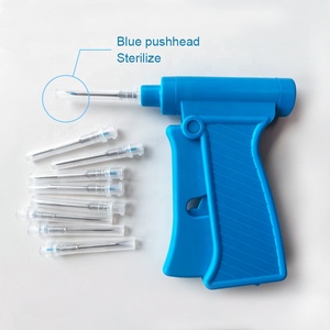 Kim tiêm tái sử dụng của Microchip ống tiêm ID động vật Súng tiêm 1.4x8mm FDX-B kim RFID Micro Chip cho ngựa gia súc chó mèo - Product Image 2