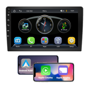 9 10 นิ้ววิทยุติดรถยนต์ 1 ดิน ไร้สายคาร์เพลย์ แอนดรอยด์ ออโต้ บีที มิเรอร์ลิงค์ GPS มัลติมีเดียเพลเยอร์ยูนิเวอร์แซล MP5 FM - Product Image 1