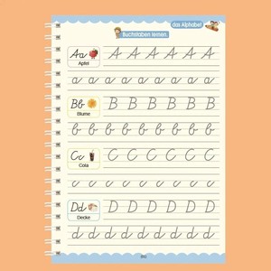 Nouveau Jouet Éducatif, <span class=keywords><strong>Cahier</strong></span> Magique Rainuré <span class=keywords><strong>d</strong></span>'Écriture <span class=keywords><strong>pour</strong></span> Enfants, Livre de Pratique Calligraphique, Cadeau Pédagogique - Product Image 6