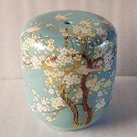 Tabouret en céramique de style chinois, table d'appoint en céramique, tabouret de jardin extérieur