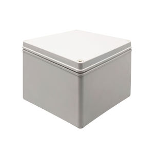 صندوق توصيل كهربائي بلاستيكي رمادي اللون من مادة ABS مقاوم للماء بدرجة حماية IP66 لحماية قواطع الدائرة الكهربائية - Product Image 2