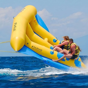 Jeu de sports nautiques de qualité commerciale, <span class=keywords><strong>tube</strong></span> gonflable double ou triple pour la pêche en apnée, design de sécurité étanche - Product Image 6