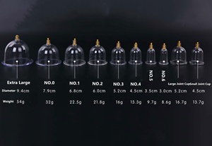 Equipo de <span class=keywords><strong>Medicina</strong></span> Tradicional China engrosado anticelulítico ventosas al vacío Hijama tazas aplicación corporal <span class=keywords><strong>IC</strong></span> calidad - Product Image 2