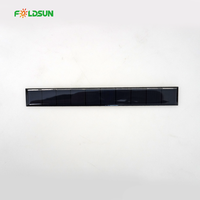 Sel Surya Mono Epoxy Efisiensi Tinggi 1W 3W 5W, Tahan Air IP67, Terbungkus Resin, 3V 5V 172x21mm, Custom OEM ODM