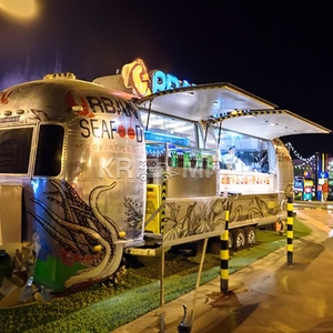 2025 Achat de haute qualité avec équipement de cuisine à vendre Camion de nourriture OEM de remorque de barre mobile - Product Image 5