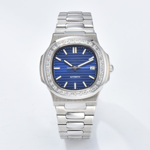 Reloj de Cuarzo de Alta Gama para Hombre 8225, Esfera Grande con Escala 3D, Resistente al Agua, Reloj de Pulsera Ejecutivo con Correa de Cuero de Calidad - Product Image 3