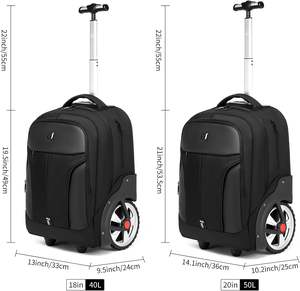 Sac à dos pour ordinateur portable à enroulement pour homme, fabriqué en usine, imperméable, en cuir, sac d'école, sac à dos décontracté, sac à dos de sport, sac à dos d'école - Product Image 5