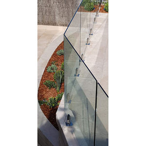 Balustrade en <span class=keywords><strong>verre</strong></span> sans cadre en <span class=keywords><strong>fibre</strong></span> <span class=keywords><strong>de</strong></span> <span class=keywords><strong>verre</strong></span> pour balcon, finition givrée - Product Image 4