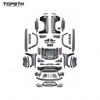 Hochleistungs-TRX-Umrüstkit für 2019-2024 Dodge Ram 1500 Komplettes Außenausstattungs-Upgrade-Paket mit Frontstoßstange, Kotflügeln & Kühlergrill