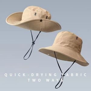 Sombrero de Pescador Personalizado, Diseño para Exteriores, para Hombre, Ala Ancha, Impermeable, de Secado Rápido, Reversible - Product Image 3