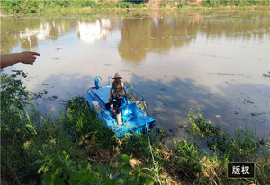 Thủy sản cỏ harvester nước Hyacinth harvester rong biển sạch thuyền - Product Image 4