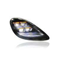 Ensemble de phares LED KGKB pour Porsche Cayman ou Boxster 981 2013-2015, mise à niveau style 2024, lentille de projecteur 6000K, Plug & Play