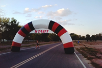 Arche gonflable pour événements en plein air, logo personnalisé, publicité, arche pneumatique pour la promotion sportive des marathons