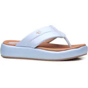 SANDALIAS Y CHANCLAS PEGADA MUJER CAMPBELLSBURG NUBUCK GRIS-PULL UP-Blanco Cómodas sandalias de mujer informales y transpirables