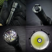 Sofirn C8L Lampe de poche LED puissante longue portée 3100LM Torche rechargeable Lampe de poche tactique LED 21700 avec indicateur de puissance