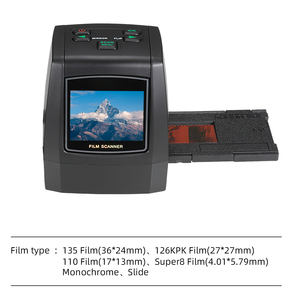 2023 nóng bán 14MP 135 phim/35 mét phim tiêu cực <span class=keywords><strong>Scanner</strong></span> với 2.4 ''tft LCD hiển thị phim loại Hỗ trợ nhiều - Product Image 4