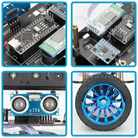 Kit de Desarrollo de Robot Inteligente Autoequilibrado Tscinbuny Educativo con Control Remoto por APP y Evitación de Obstáculos Ultrasónica