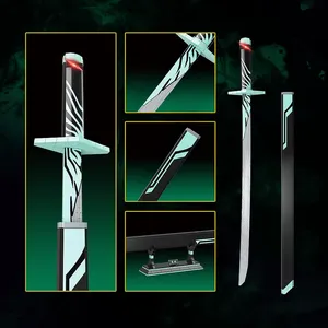 Dk 724 Phim Hoạt Hình Cắt Kéo Bảy Màu Xanh Lá Cây Phượng Con Dao Lưỡi Katana Lắp Ráp Vũ Khí Đồ Chơi Cho Cậu Bé Trẻ Em Món Quà Xây Dựng Khối Bộ - Product Image 3