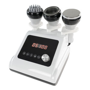 Electric Massage Gun 40K Ultrasonic 22 Brush Heads 3 Attachments Rechargeable USB Heating Therapy Device - Product Image 3