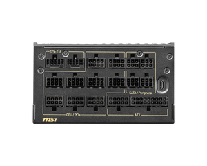 สำหรับ MEG Ai1600T PCIE5 1600W Dual Native 12V Titanium สำหรับเกมมิ่งพีซียู 2X6 ได้รับการรับรอง 3 มาตรฐาน รองรับการใช้งานกับเดสก์ท็อป รองรับการ์ดจอ RTX 5000 Ai1600t - Product Image 4
