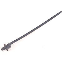 Attaches de câble solaires écologiques à bord noir, anti-chauffage, pour panneaux solaires organiques, type serre-câbles, 4.6*165