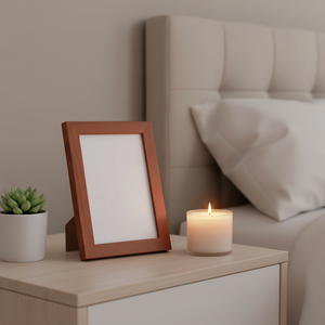 Cornice Portafoto Personalizzata in Legno Massello per <span class=keywords><strong>Laurea</strong></span> - Ecologica e Resistente, Doppio Uso per Esposizione a Parete e su Scrivania - Product Image 2