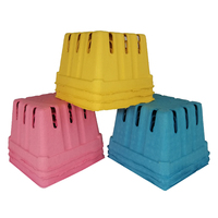 Emballage personnalisé en pâte de papier, moule à sec, biodégradables, ensemble à thé personnalisé, Mini boîte écologique réutilisable doublée