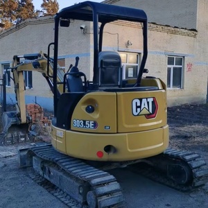 รถขุดขนาดเล็ก 3 ตัน ยี่ห้อแคทเทอร์พิลลาร์ ผลิตในญี่ปุ่น รุ่น CAT303.5E ใหม่ ยอดนิยม รถขุดตีนตะขาบระบบไฮดรอลิก สำหรับงานก่อสร้างและวิศวกรรม - Product Image 1