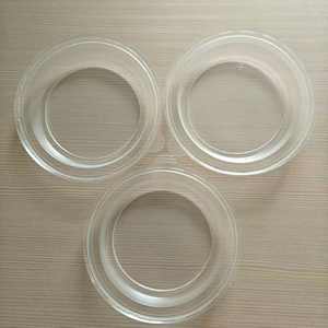Xiamen jetable en plastique Transparent clair dôme couvercles tasse translucide plat couvercle bouchon de bouteille <span class=keywords><strong>PP</strong></span> PET alimentaire conteneur salade fermetures - Product Image 2