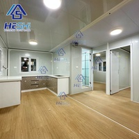 Maison préfabriquée sécurisée et portable en conteneur extensible de 20 pieds et 40 pieds, à vendre, avec 2, 4 ou 5 chambres, maisons préfabriquées