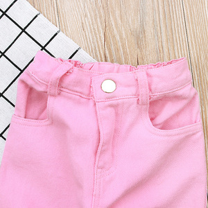 Conjuntos de Pantalones y Camisas de Algodón Rosa Intenso para Bebés Niñas, Venta al Por Mayor de Boutiques de Ropa, desde China - Product Image 5