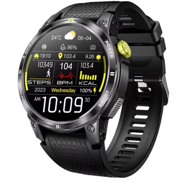 2025New Outdoor Professional GPS Trajectory Smart Watch 1.5"HD Screen Waterproof Bracelet BT Call Smartwatch Men for Android IO