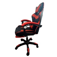 Chaise de bureau personnalisable en cuir PU réglable, ergonomique, avec soutien lombaire, confortable, chaise d'ordinateur