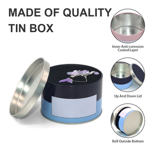 20年工厂<span class=keywords><strong>OEM</strong></span> ODM可定制马口铁工艺贴纸食品饼干糖果笔礼品盒 - Product Image 5