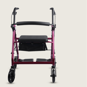 BQ4001A Aluminum Frame Assisted Walking Wheelchair Adult <strong>Disability</strong> <strong>Walker</strong> With Seat Labor Saving Rollator with Basket - Product Image 3