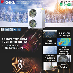 Pompe à chaleur air-eau 16,8 kW R32/R410A A+++ EVI Chauffage Refroidissement ECS WiFi - Product Image 2