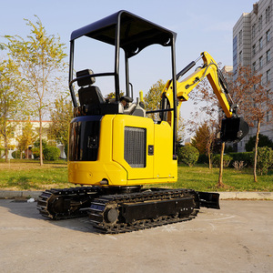 Mini-excavatrice sur chenilles de type jaune avec pièces structurelles renforcées pour la construction et l'exploitation minière - Product Image 3