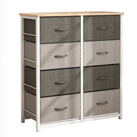 Meuble de rangement moderne en tissu avec 8 compartiments, ligne de production de meubles