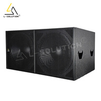 Système de sonorisation L-solution H218, amplificateurs/haut-parleurs, double caisson de basses de 18 pouces, système de sonorisation pour DJ, scène, enceintes passives professionnelles