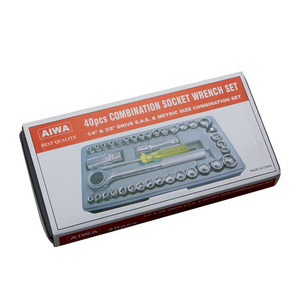 Juego de llaves de trinquete, herramienta de mano, destornillador combinado de acero de alta calidad de <span class=keywords><strong>40</strong></span> piezas - Product Image 5