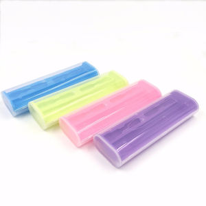 Estuche de cepillo de viaje de plástico ecológico moderno <span class=keywords><strong>soporte</strong></span> de cepillo de dientes sin polvo para el hogar y el baño logotipo personalizado para hoteles - Product Image 4