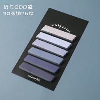Vente en gros 2022 2023 Corée Onglets d'index réutilisables autocollants couleur Morandi Notes adhésives couleurs pastel pour journal planificateur pas cher