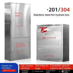 Caja de Hidrante Contra Incendios de Acero Inoxidable, Gabinete para Extintor de Incendios Montado en la Pared para Uso Residencial y de Oficina - Product Image 6