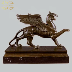 Estatua de grifo de bronce de diseño moderno de alta tecnología exquisita tallada a mano al por mayor de bajo precio - Product Image 2
