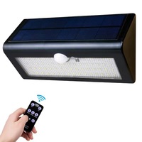 Lampe murale extérieure à LED de style abstrait à énergie solaire, indice IP, détection de mouvement, haute luminosité, éclairage de jardin à économie d'énergie