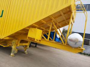 Remorques de camion à 3 essieux, remorque silo conçue pour le transport en vrac, remorque à <span class=keywords><strong>grain</strong></span>, remorque à fond de benne, semi-remorque de fret - Product Image 4