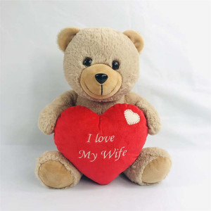 Su misura di alta qualità di San Valentino Regalo di Giorno per la Fidanzata Cuore Rosso Rosa Bianco <span class=keywords><strong>Peluche</strong></span> Teddy Bears - Product Image 6