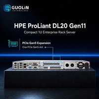 Plateforme de serveur en rack HPE ProLiant DL20 Gen11 1U, prise en charge des processeurs Intel Xeon 6315P et E-2400