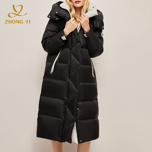 Veste d'<span class=keywords><strong>hiver</strong></span> pour <span class=keywords><strong>femme</strong></span>, doudoune ample décontractée à capuche, <span class=keywords><strong>manteau</strong></span> <span class=keywords><strong>long</strong></span> en duvet, <span class=keywords><strong>grande</strong></span> <span class=keywords><strong>taille</strong></span>, épais et chaud, veste tendance - Product Image 3